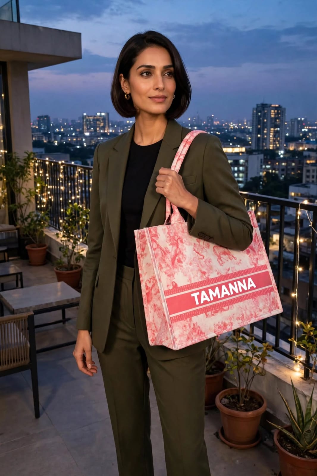 Personalized Digital Printed Cotton Tote Bag – Custom Name Gift Bag 6.0