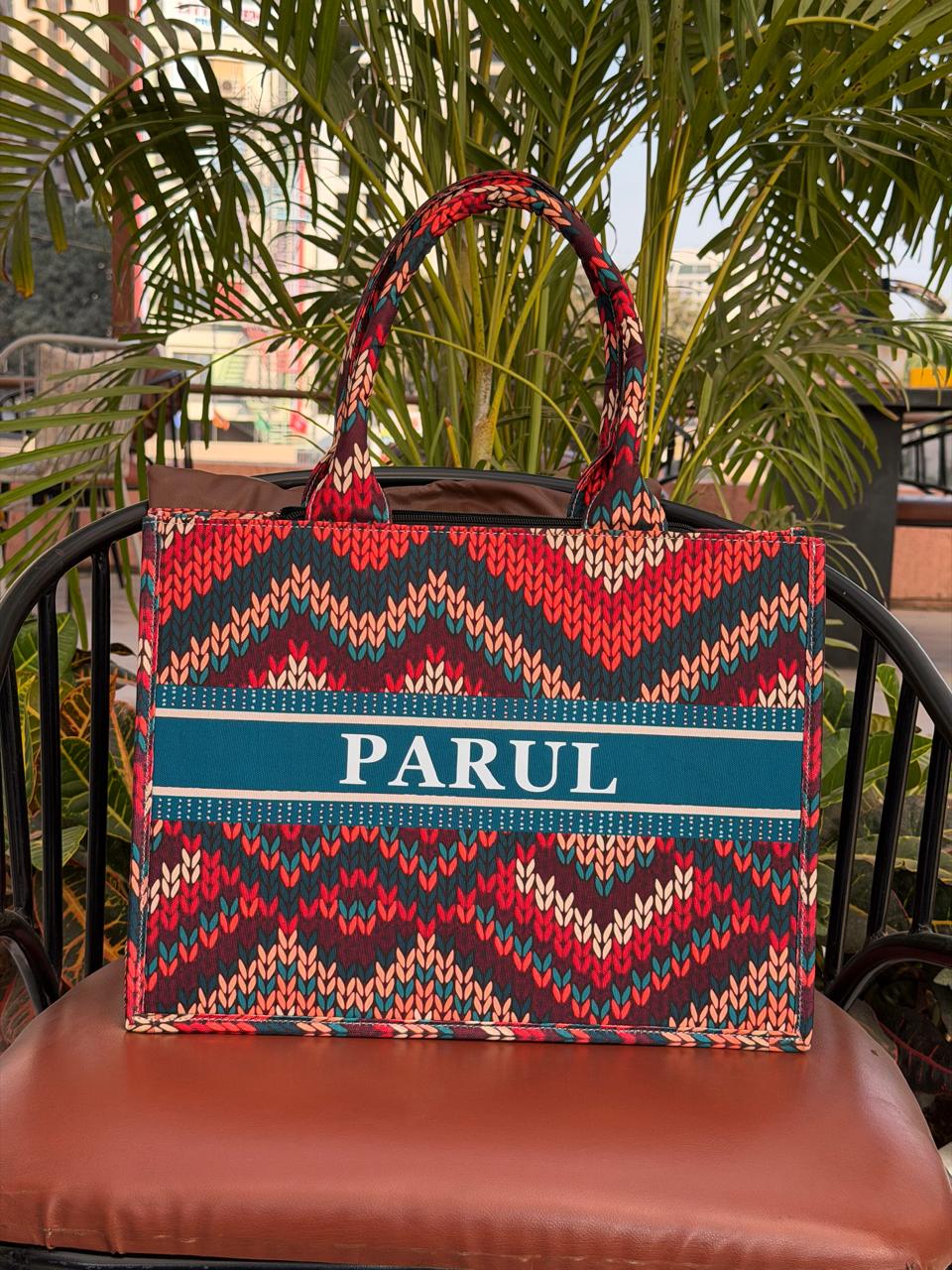 Personalized Digital Printed Cotton Tote Bag – Custom Name Gift Bag 19.0