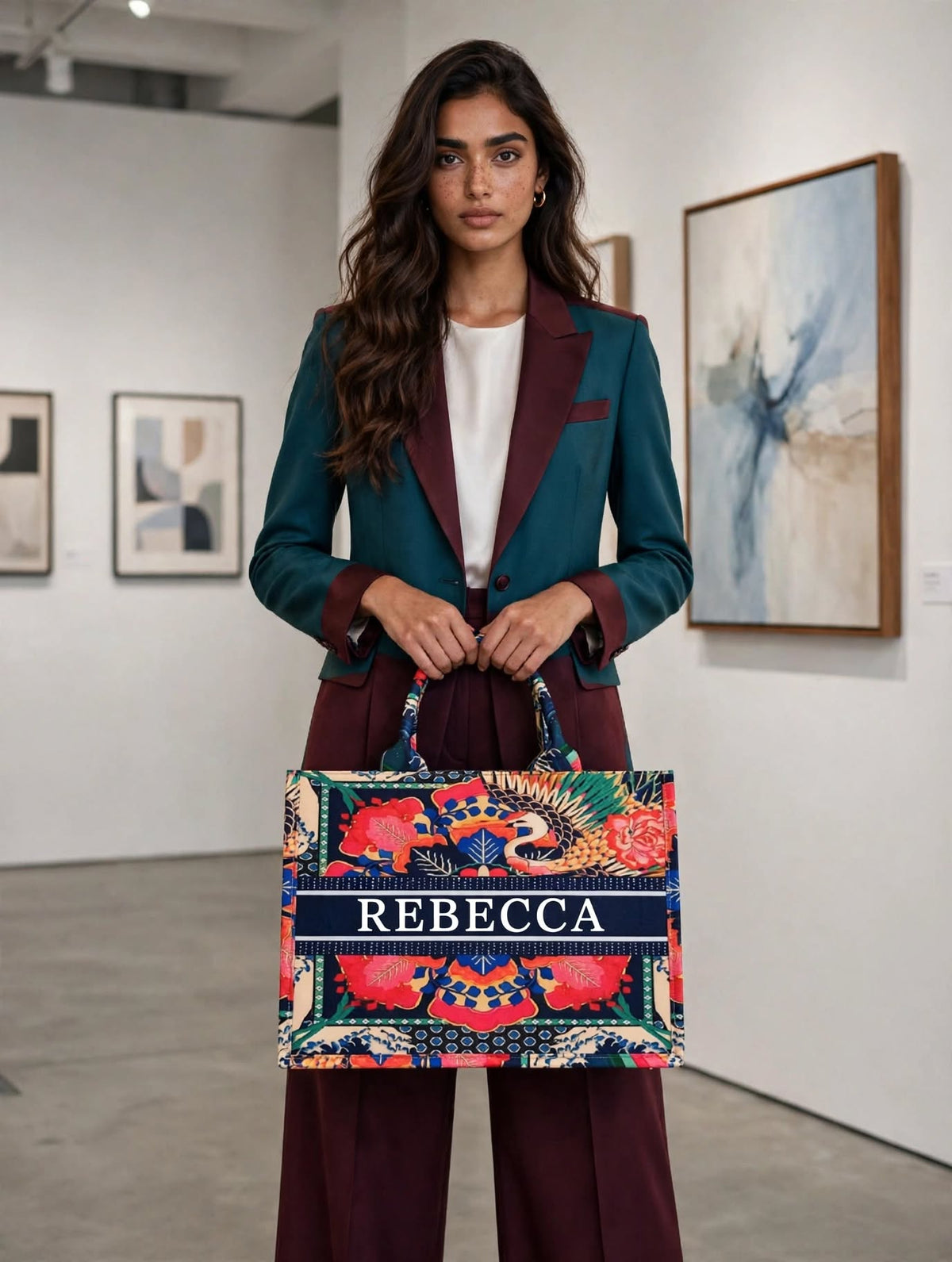 Personalized Digital Printed Cotton Tote Bag – Custom Name Gift Bag 18.0