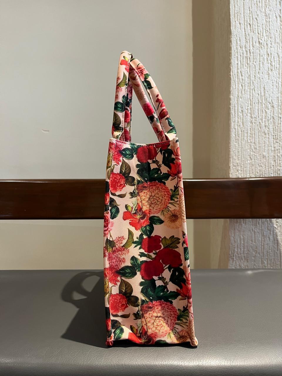 Personalized Digital Printed Cotton Tote Bag – Custom Name Gift Bag 17.0