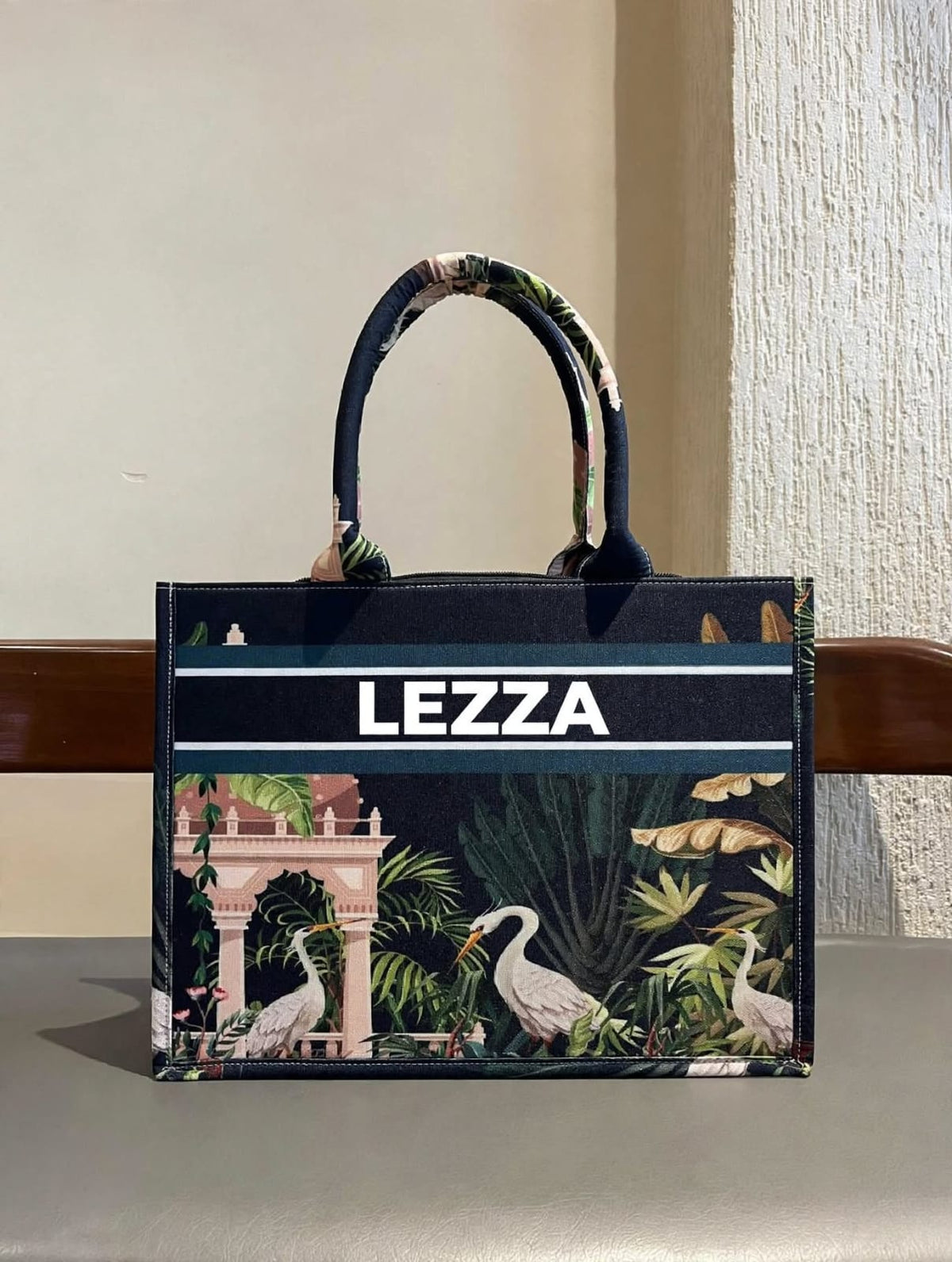 Personalized Digital Printed Cotton Tote Bag – Custom Name Gift Bag 16.0