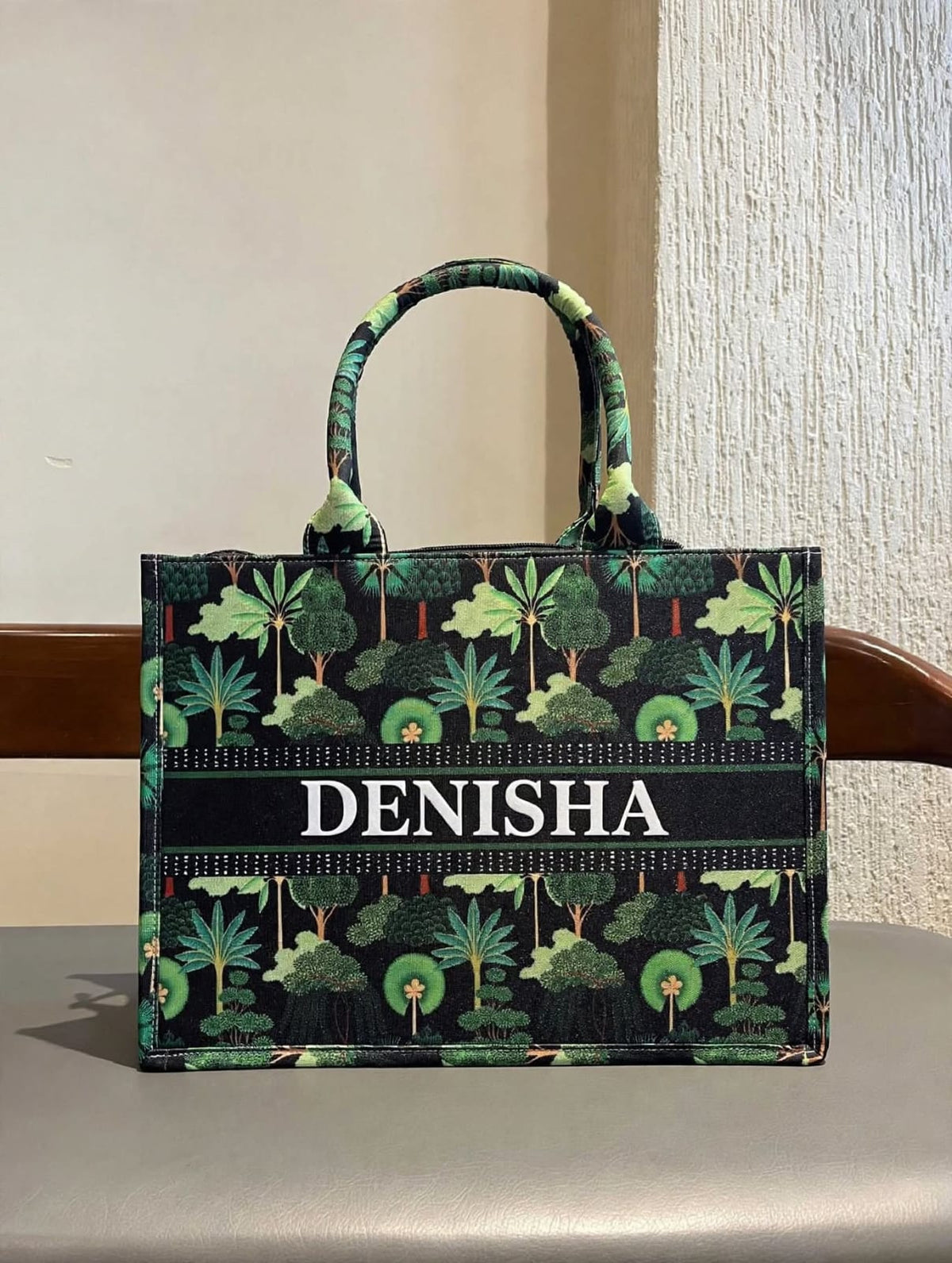 Personalized Digital Printed Cotton Tote Bag – Custom Name Gift Bag 14.0