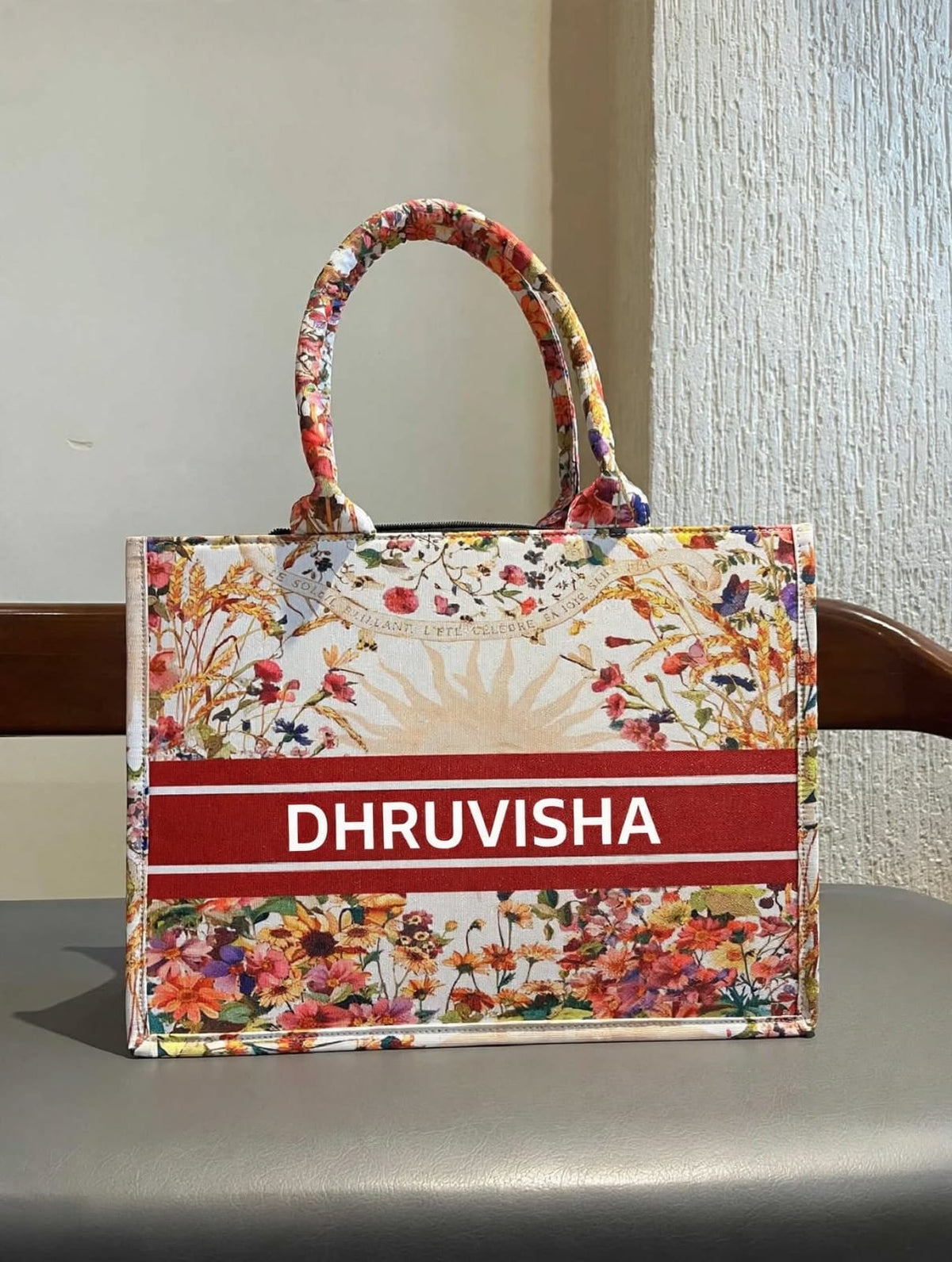 Personalized Digital Printed Cotton Tote Bag – Custom Name Gift Bag 13.0