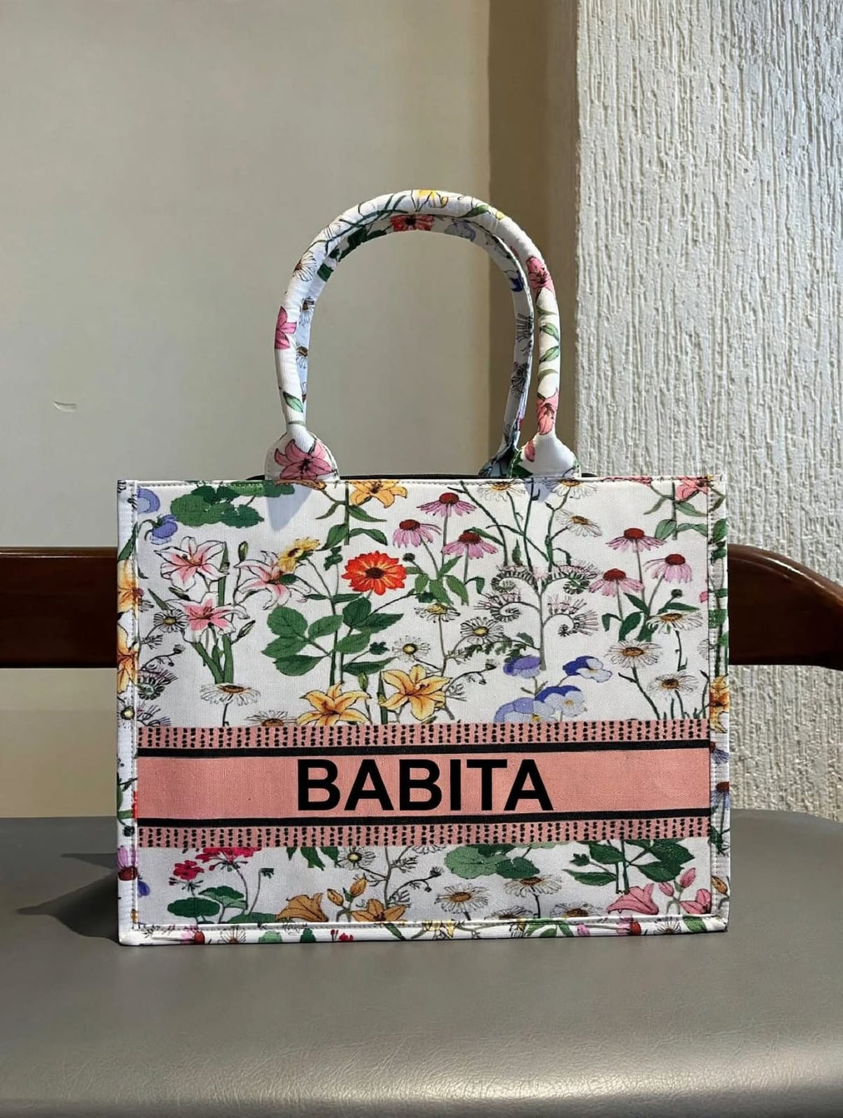 Personalized Digital Printed Cotton Tote Bag – Custom Name Gift Bag 12.0