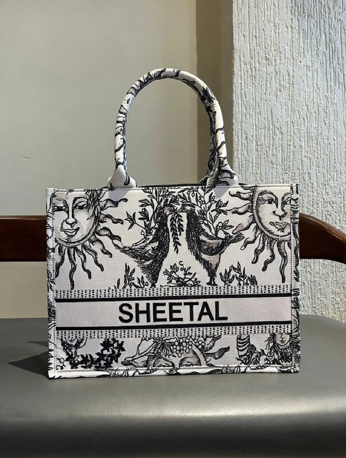 Personalized Digital Printed Cotton Tote Bag – Custom Name Gift Bag 11.0