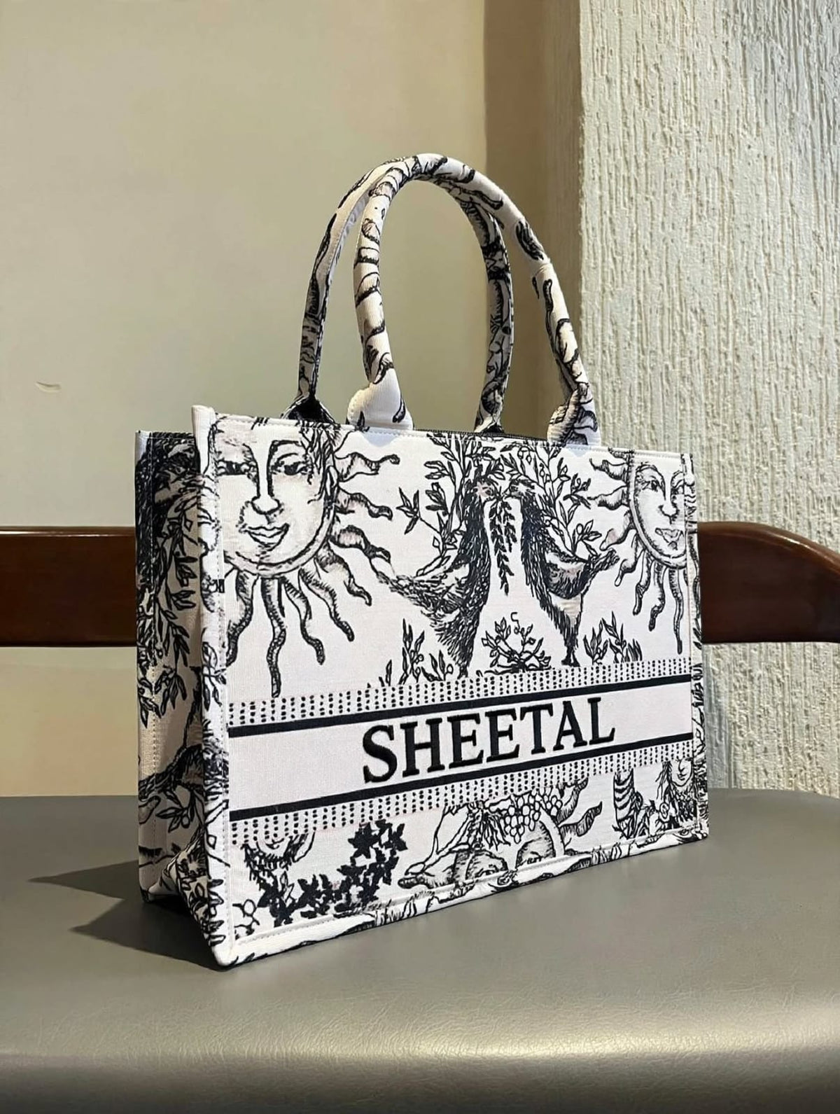 Personalized Digital Printed Cotton Tote Bag – Custom Name Gift Bag 11.0