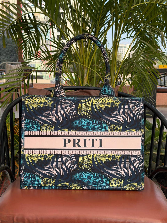 Personalized Digital Printed Cotton Tote Bag – Custom Name Gift Bag 7.0